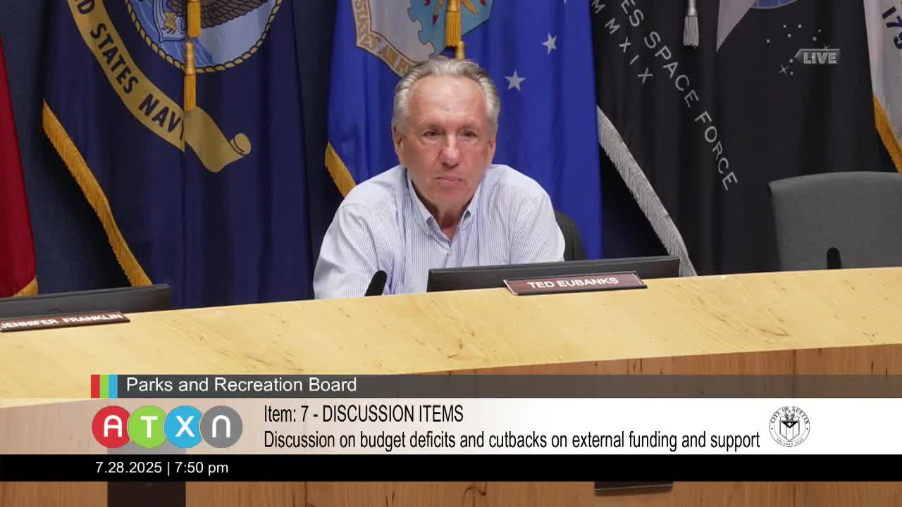 Parks Department Faces Funding Challenges Amid Conservation Concerns and Public Input Requests