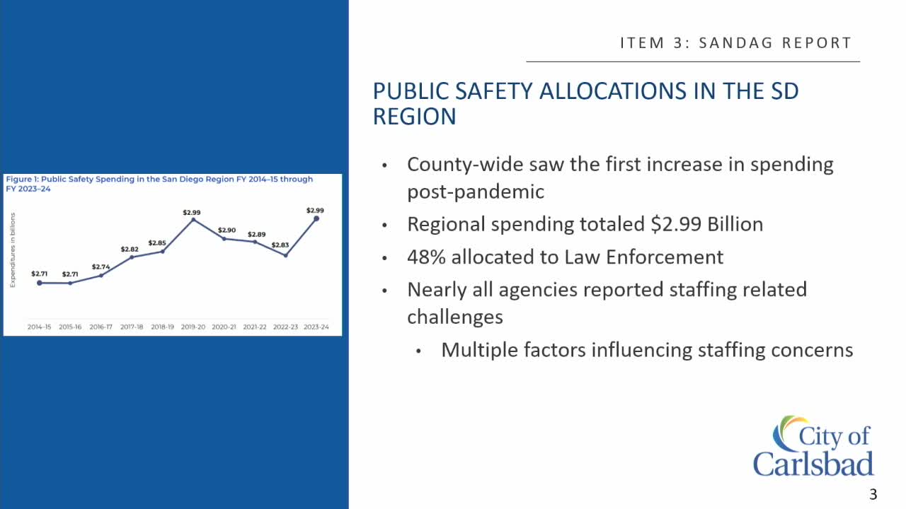 Carlsbad Increases Public Safety Spending By 3% Amid Regional Staffing Challenges