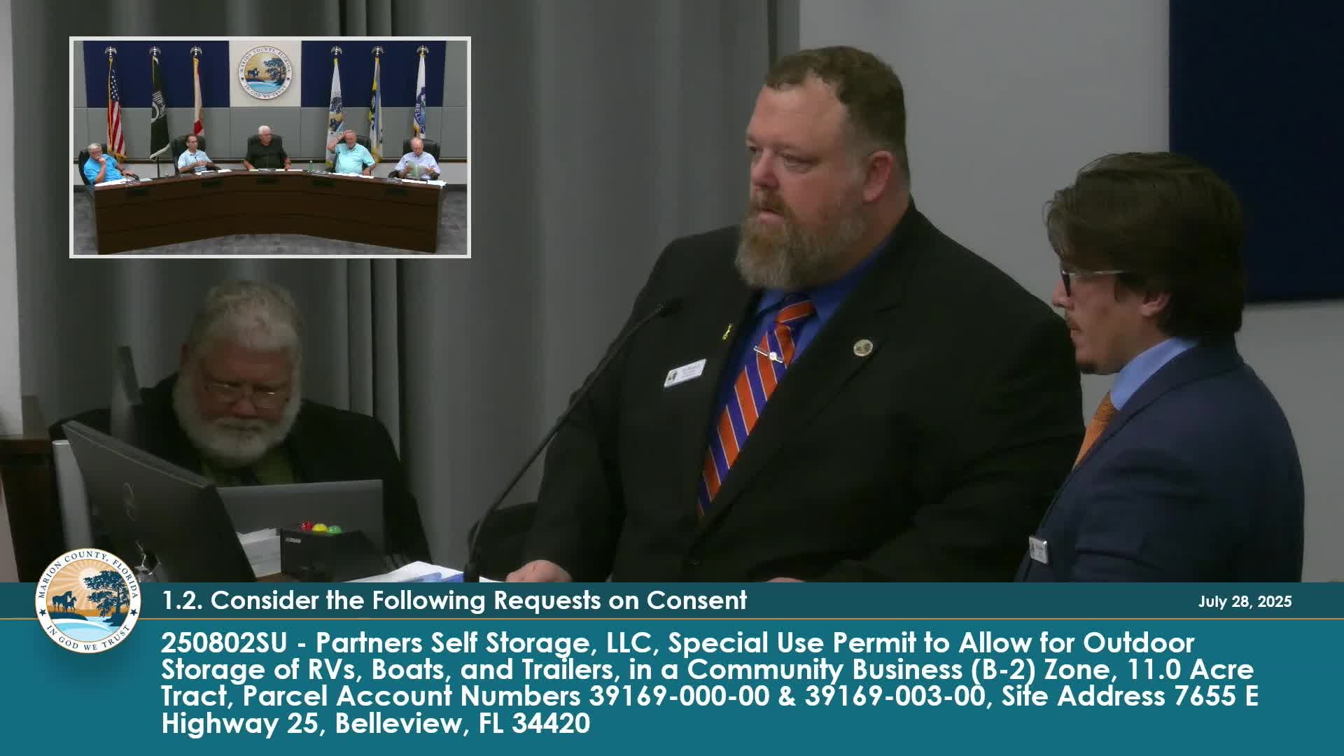 Bellevue Council Reviews Special Use Permit for Outdoor Vehicle Storage Facility