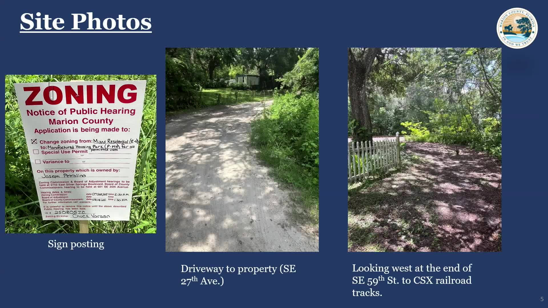 Marion County Staff Recommends Denial of Mobile Home Park Rezoning Request