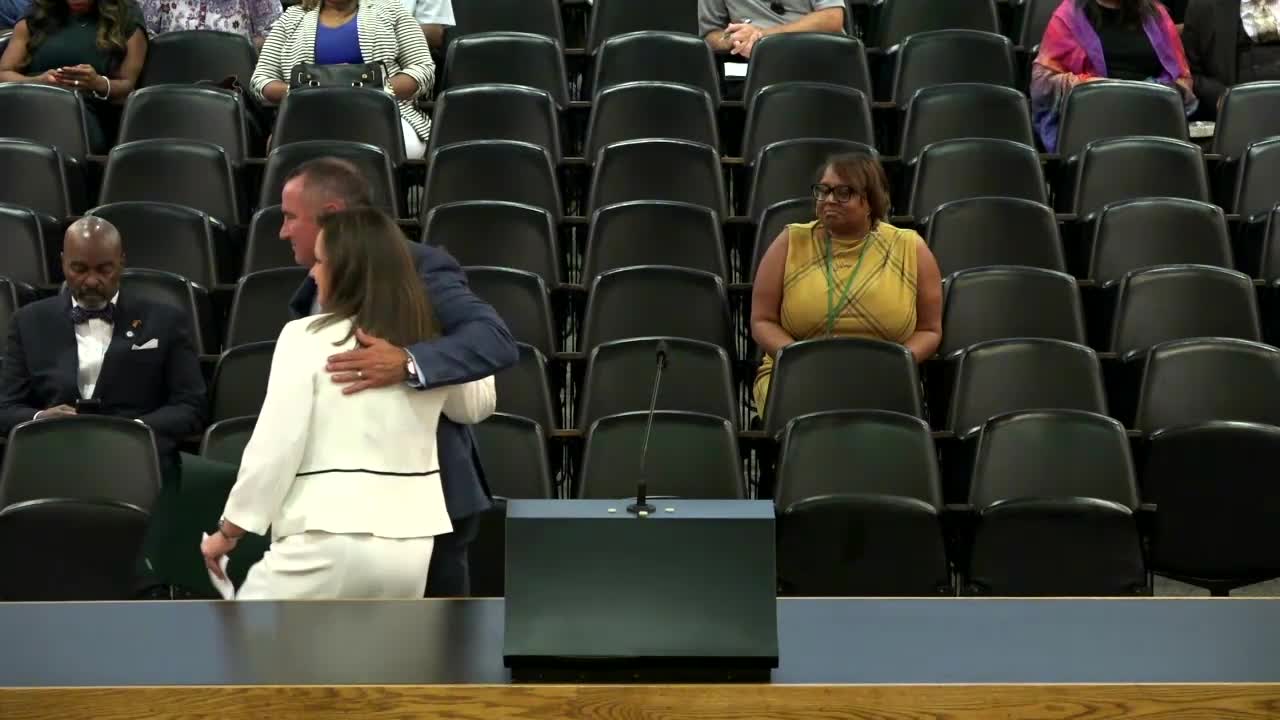 Commissioners Recognize Mayor Weitzman for Community Leadership During Meeting