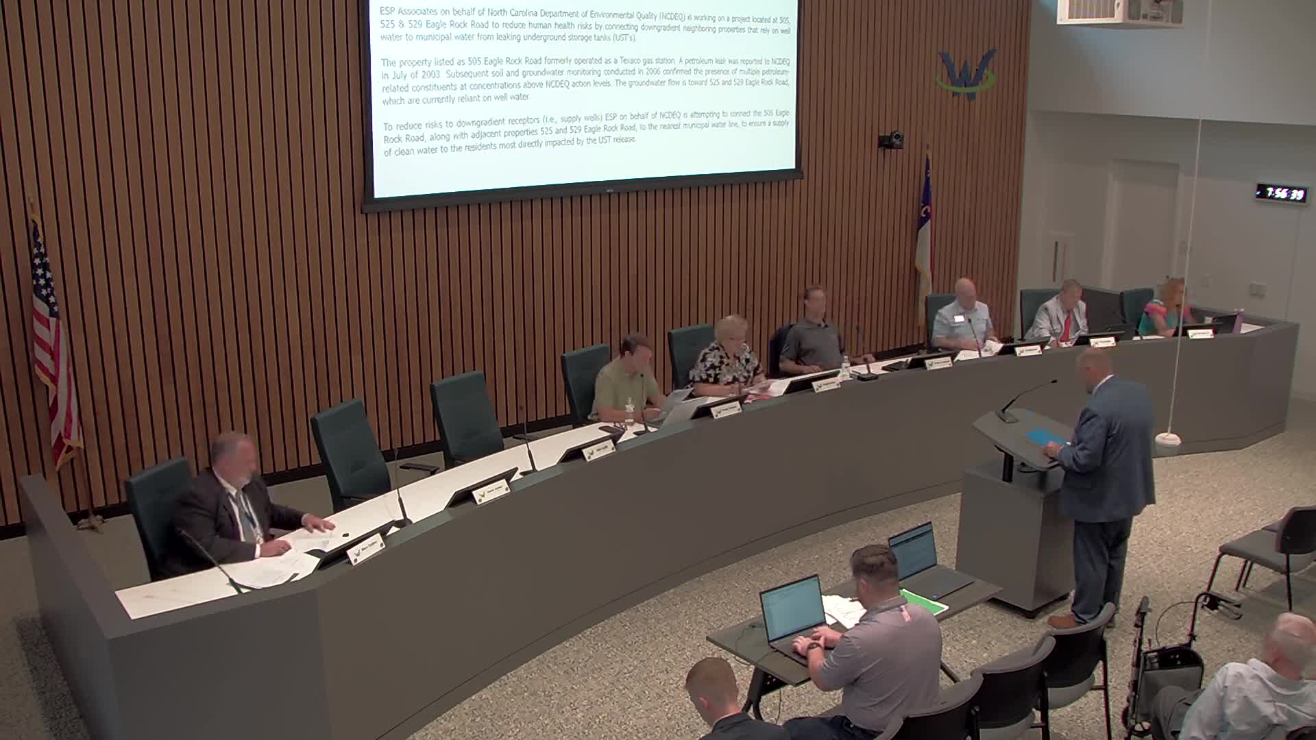 Wendell Town Council Approves Fee Waiver for Eagle Rock Road Water Connection