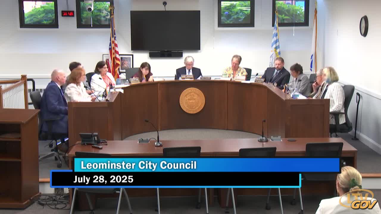Leominster City Council Considers School Committee Stipend Increase Amid Public Concerns