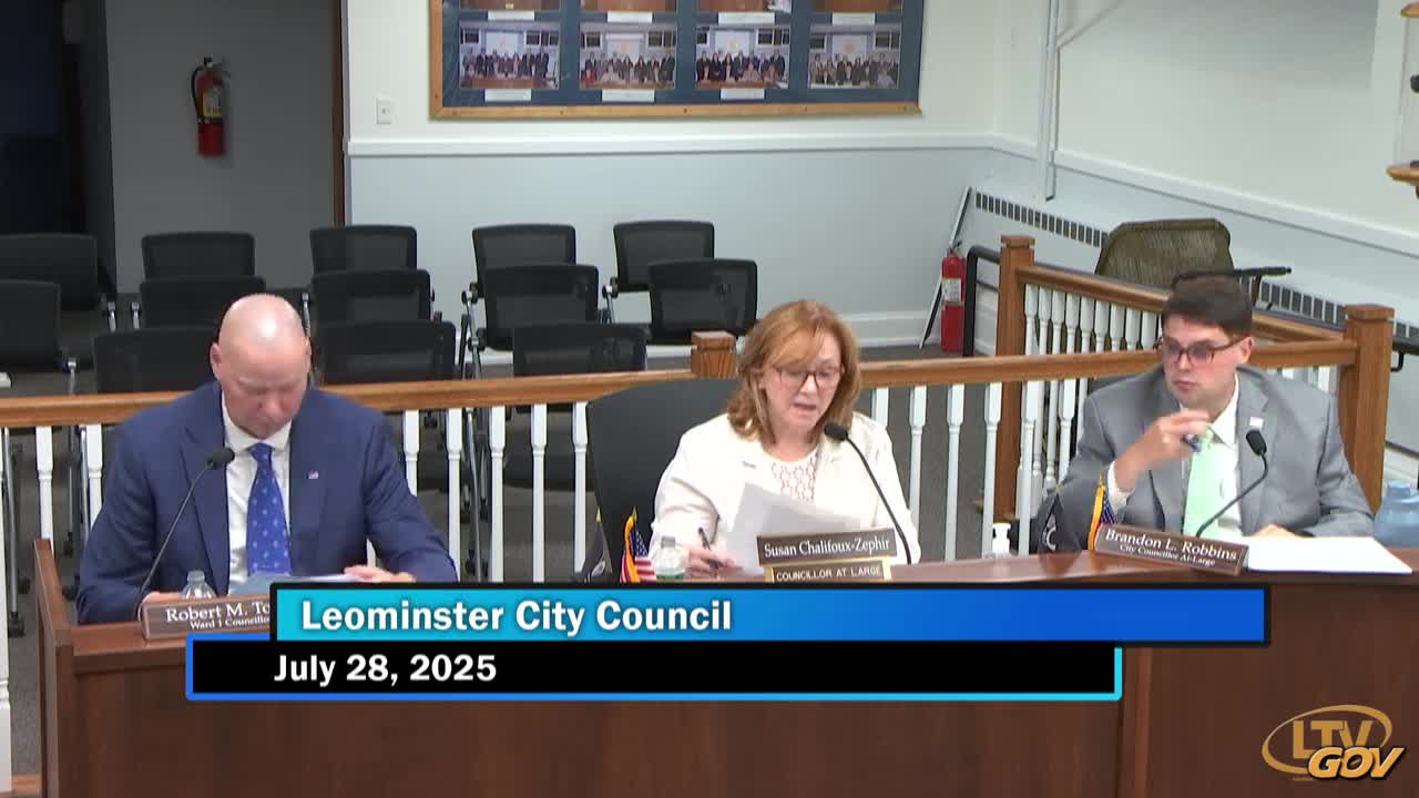 Leominster City Council Approves $1,000 Pay Increase for School Committee Members