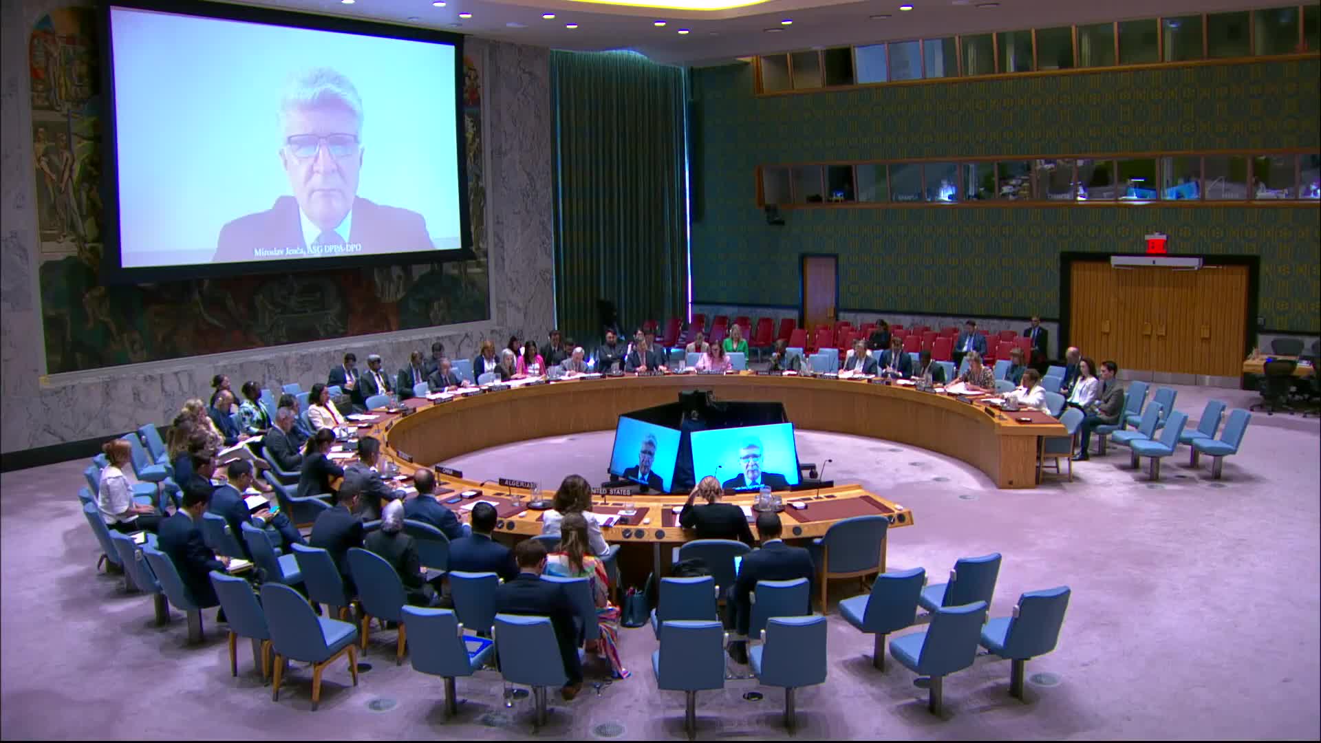 Joyce Nsuya reports worsening humanitarian crisis in Ukraine to UN Council