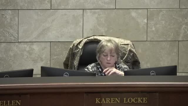 Commissioners Review Zone Change for Townhome Development on South Charles Street
