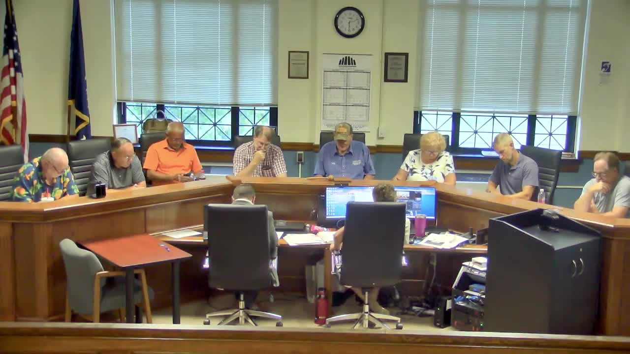 APC acknowledges receipt of proposed county drainage ordinance; no objections recorded