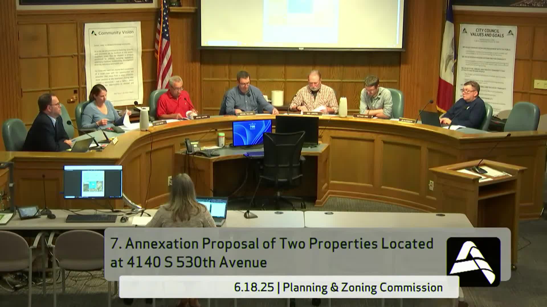 Commission recommends 80/20 annexation of two parcels near Iowa State Research Park; Washington Township objected to nonconsenting parcel