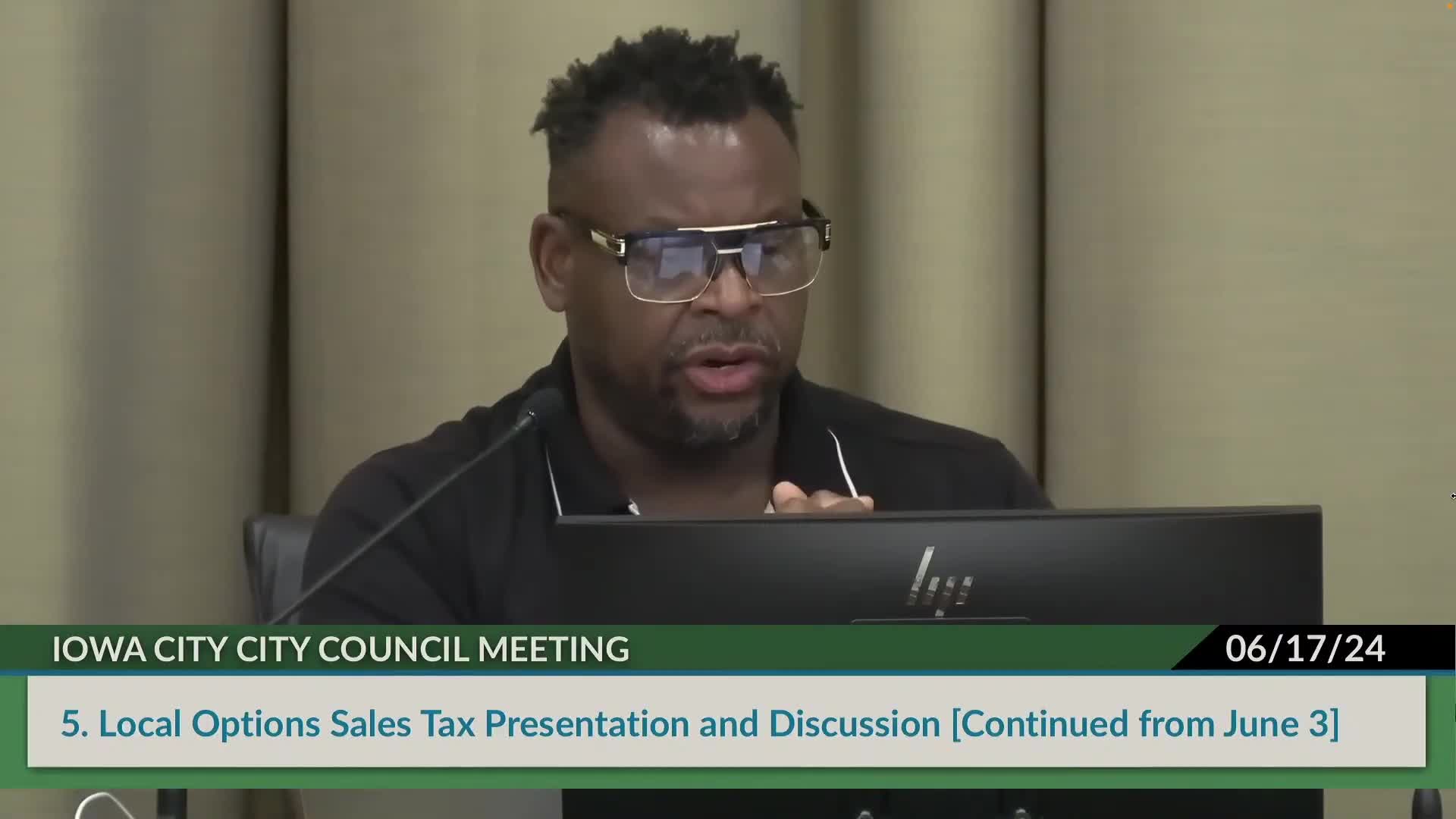 Iowa City council narrows ballot language: aims to use local option sales tax for housing, infrastructure and partnerships