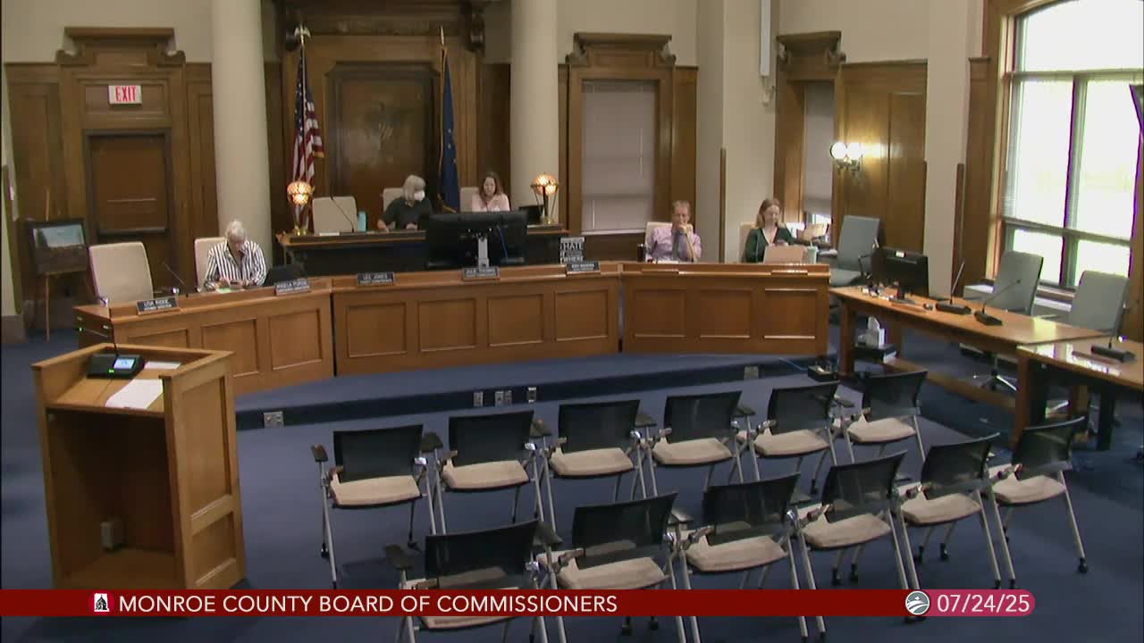 Monroe County approves suite 109 renovation work at Showers Building; multiple contracts for clinic fit-out and stormwater design