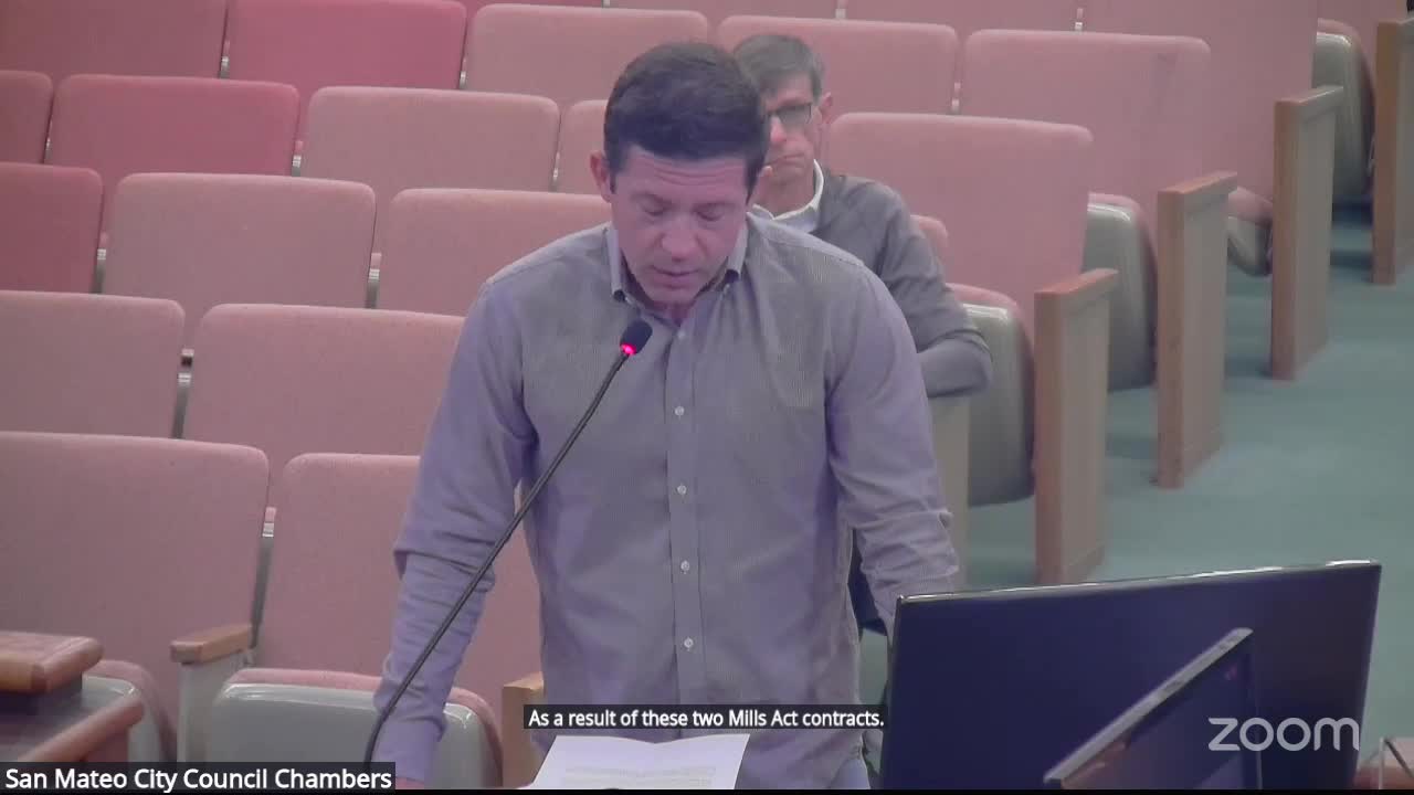 San Mateo Council Faces Public Outcry Over Bike Lanes and Mills Act Contracts