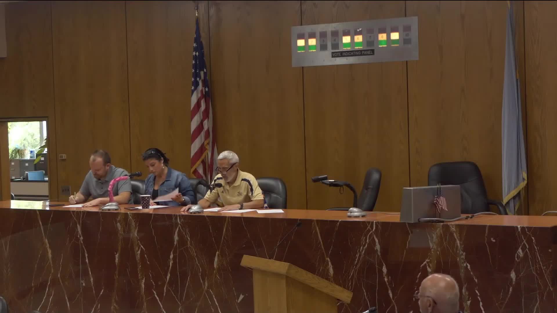 Council adopts ordinance waiving residency requirement for laborer position