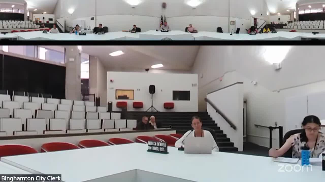 Binghamton Council adopts FY51 CDBG consolidated plan amendments, sets 50% homelessness-reduction goal