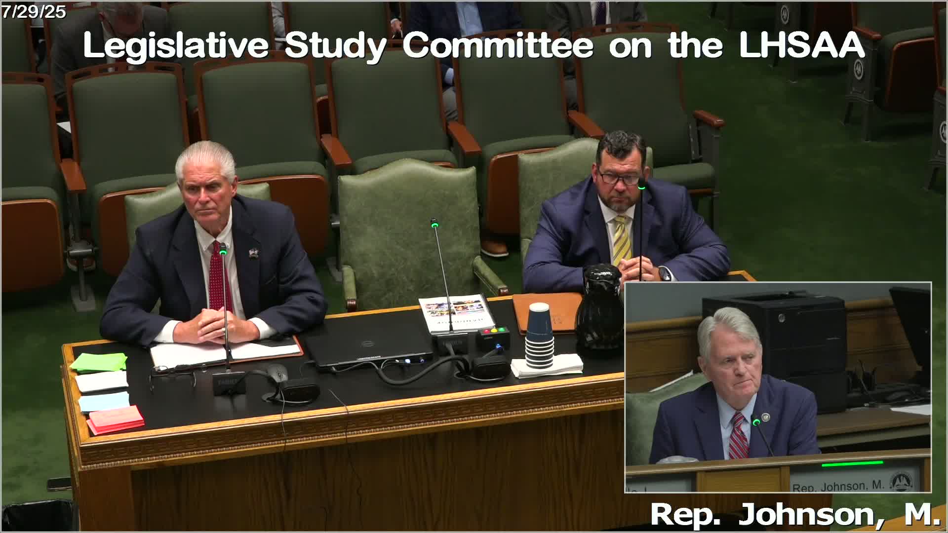 Representative Johnson questions LHSAA on select non-select commitment to Rapides Parish
