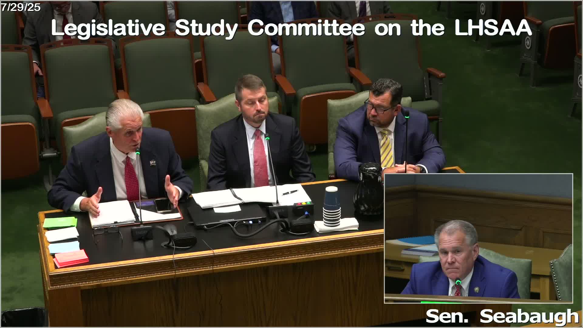 Senator Seeball urges LHSAA to address athletic eligibility and transfer issues