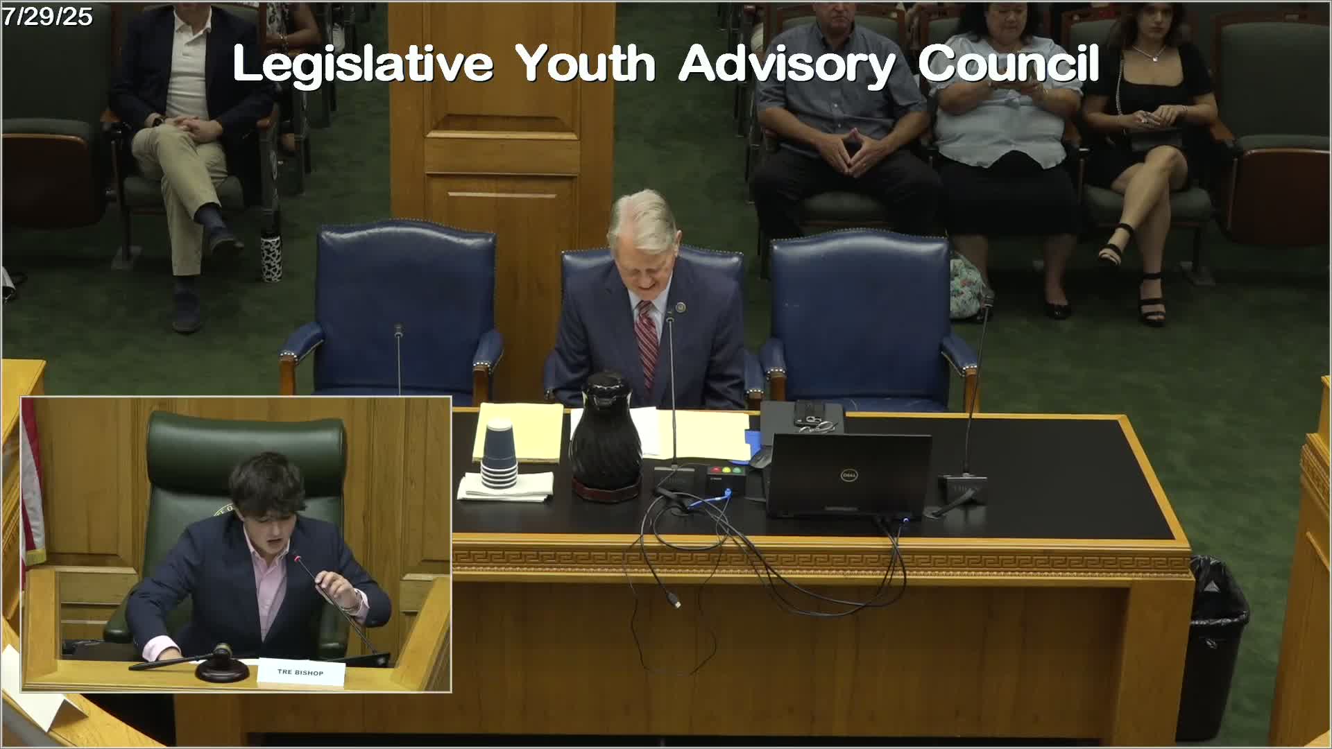 Louisiana Youth Advisory Council Hosts Speaker Pro Tem Mike Johnson at Capitol Meeting