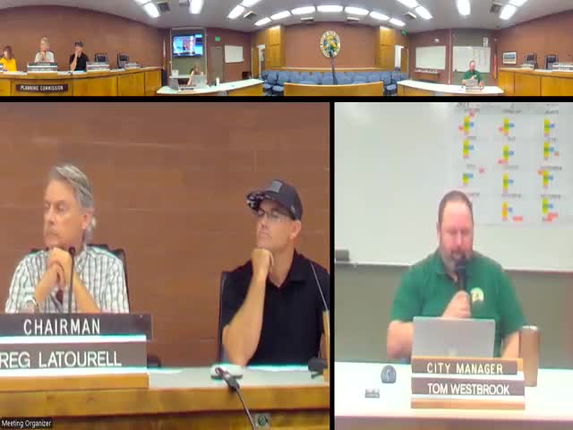 Staff updates: community development director on leave; code enforcement and homeless liaison recruitments ongoing