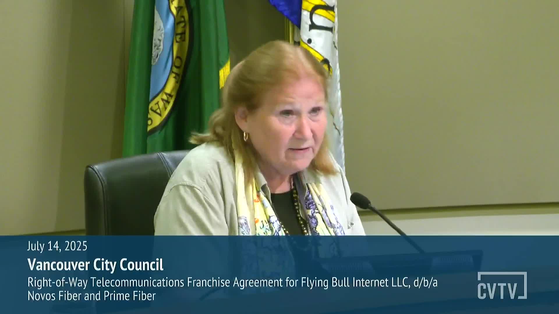 Council OKs two telecommunications franchises after public hearing on alerts and local control