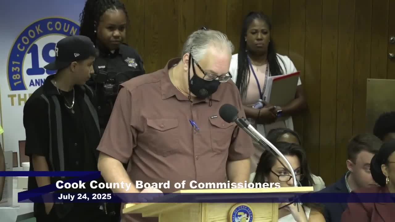 Residents urge Cook County to denounce ICE tactics; speakers describe unmarked vehicles and fear