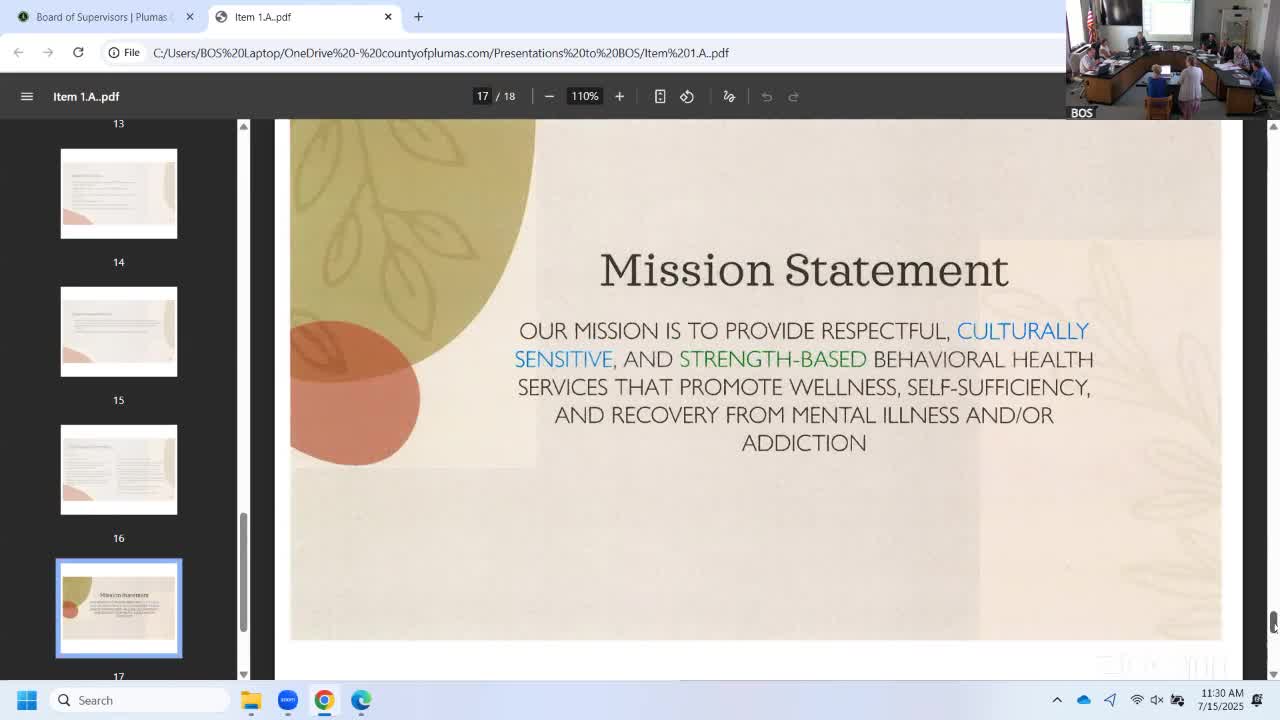 County behavioral health reports heavy caseloads, staffing shortfalls and aims to expand peer support