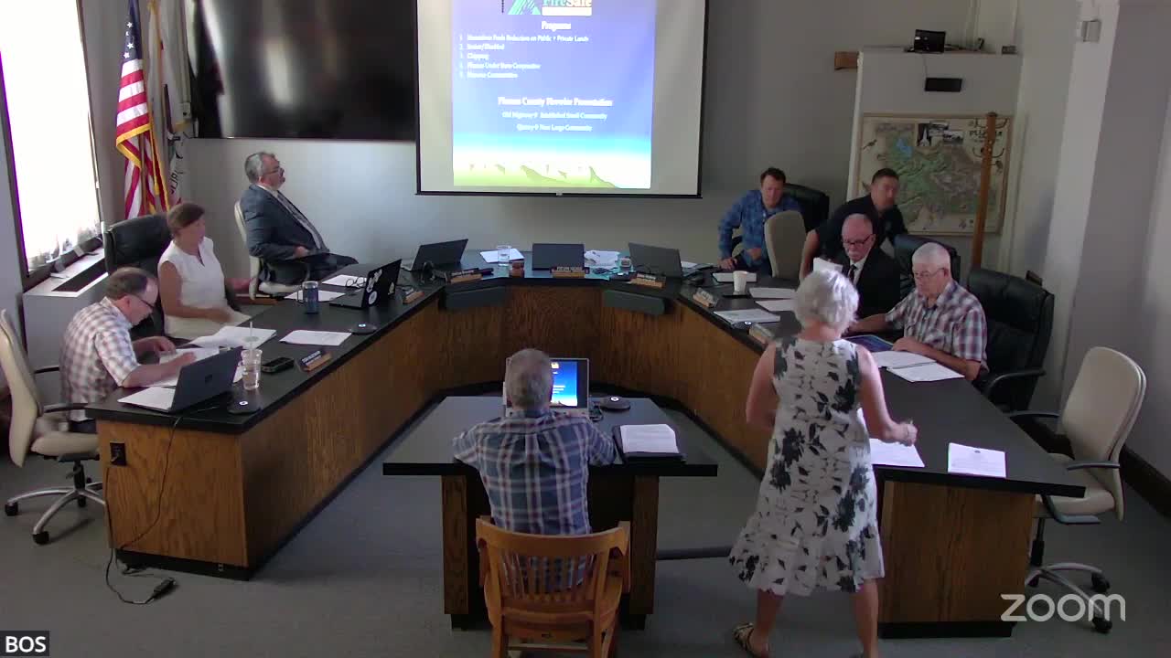 Local Firewise groups describe neighborhood fuel reduction, ask supervisors for support