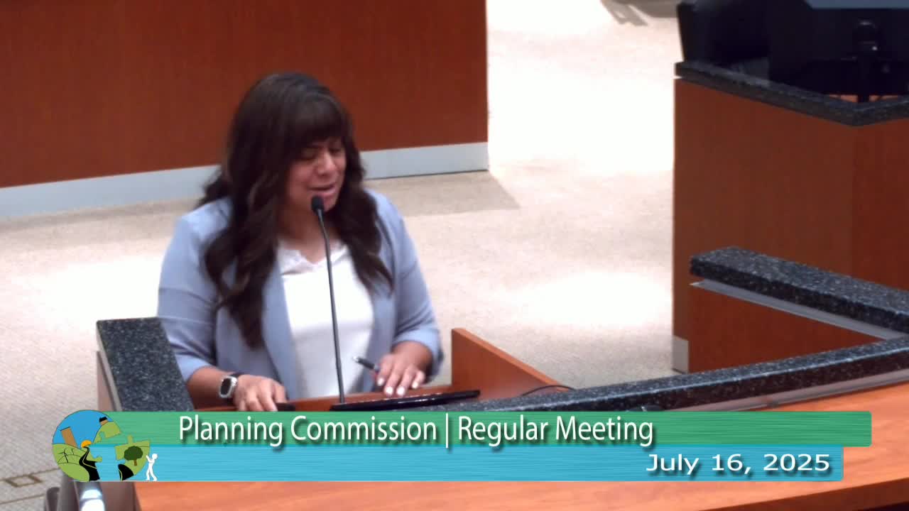 Planning commission supports foundation change to align contractor’s yard with light‑industrial designation near Highway 74