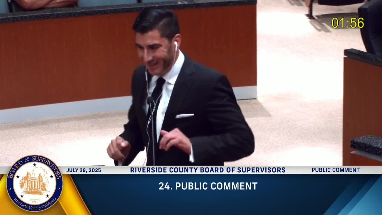 Resident Accuses Riverside County Board of Tyranny Over Child Trafficking Responses
