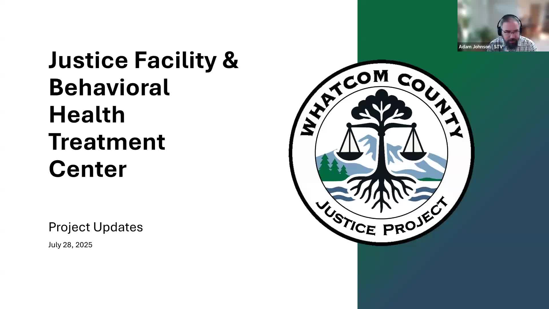 Whatcom County consultants project up to 600 beds by 2050; design‑builder selection moves toward contract