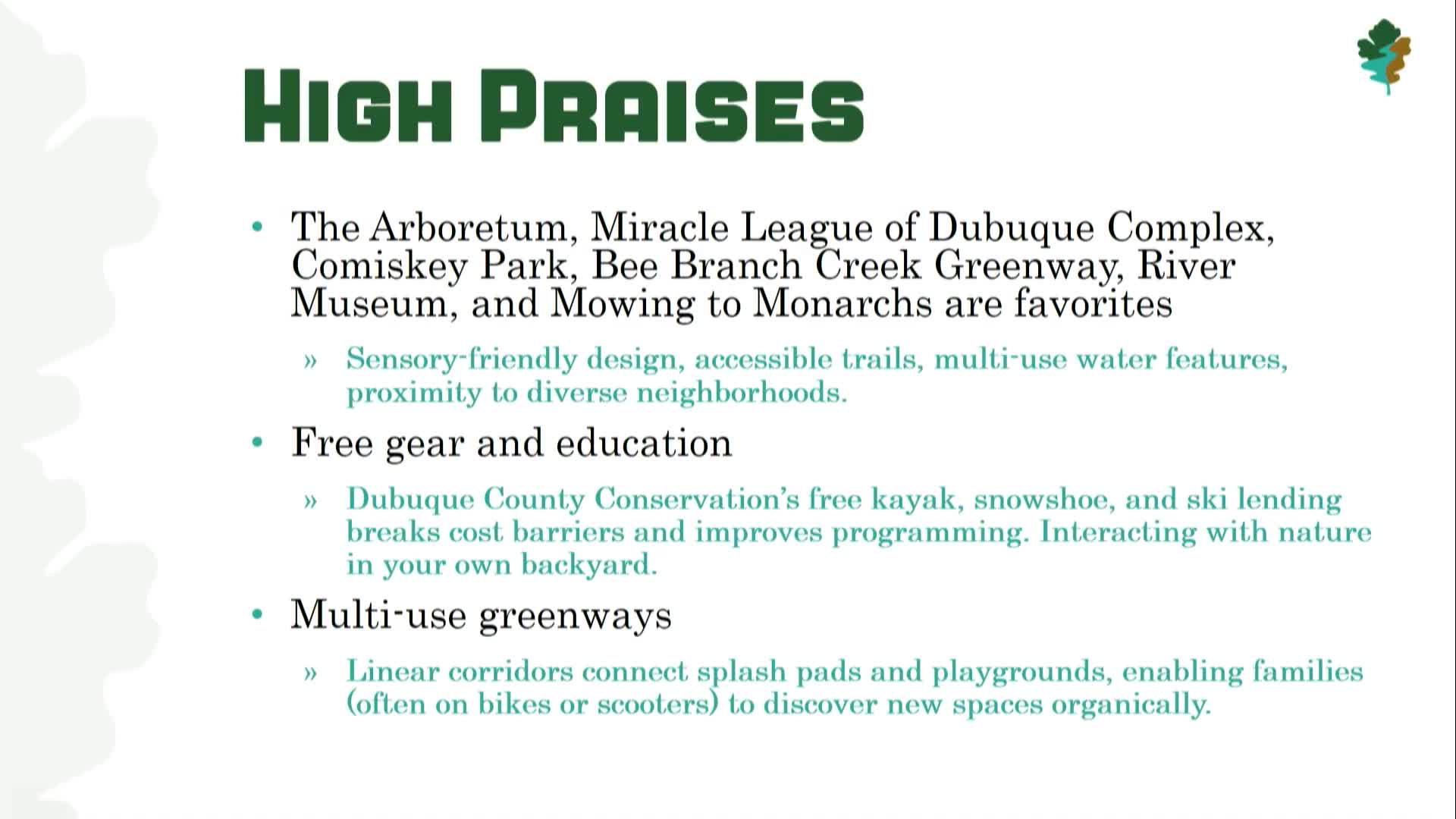 Dubuque County Conservation promotes free outdoor activities with kayaks and snowshoeing events