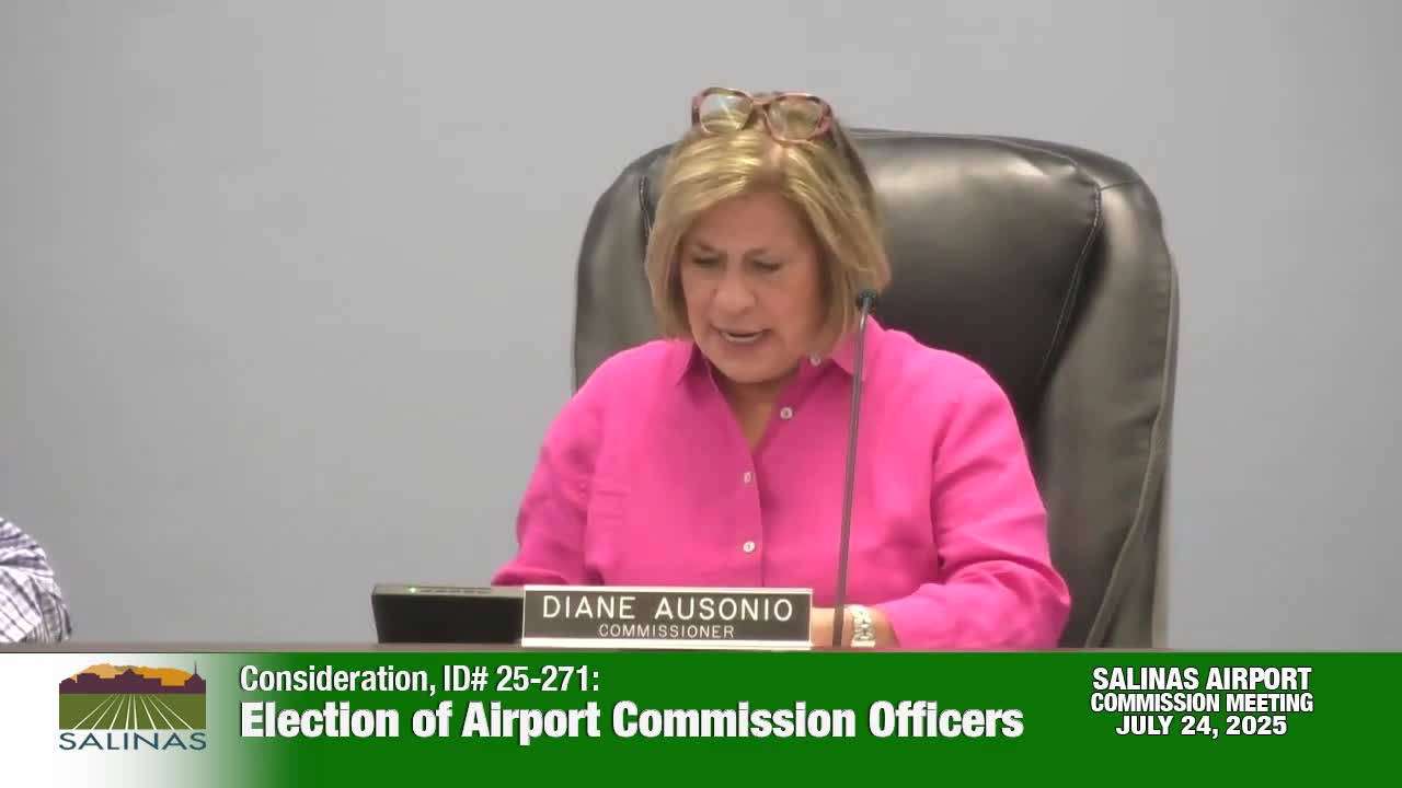 Salinas Airport commissioners discuss 2025 California Airshow permit approval