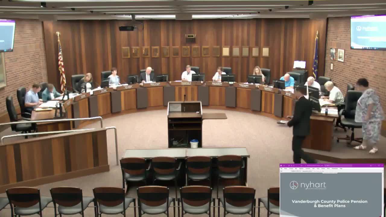 Actuary warns Vanderburgh County sheriff pension faces shortfall unless county increases contributions