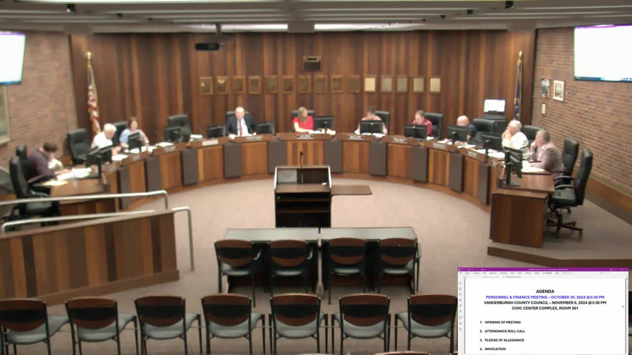 County Meeting Opens with Pledge of Allegiance and Invocation for Unity