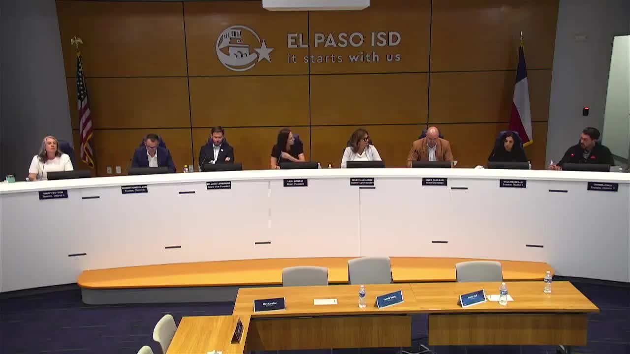 El Paso ISD board adopts policy to opt out of allowing non‑enrolled (homeschool) students in UIL activities