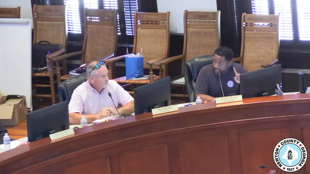 Newton County Board Discusses Tax Revenue Limits Due to House Bill 581 Impact