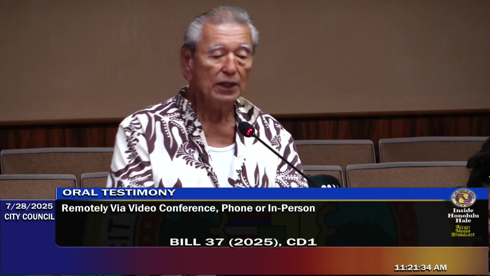 Testimony Challenges Hawaii's Statehood Status with Historical Treaty Reference