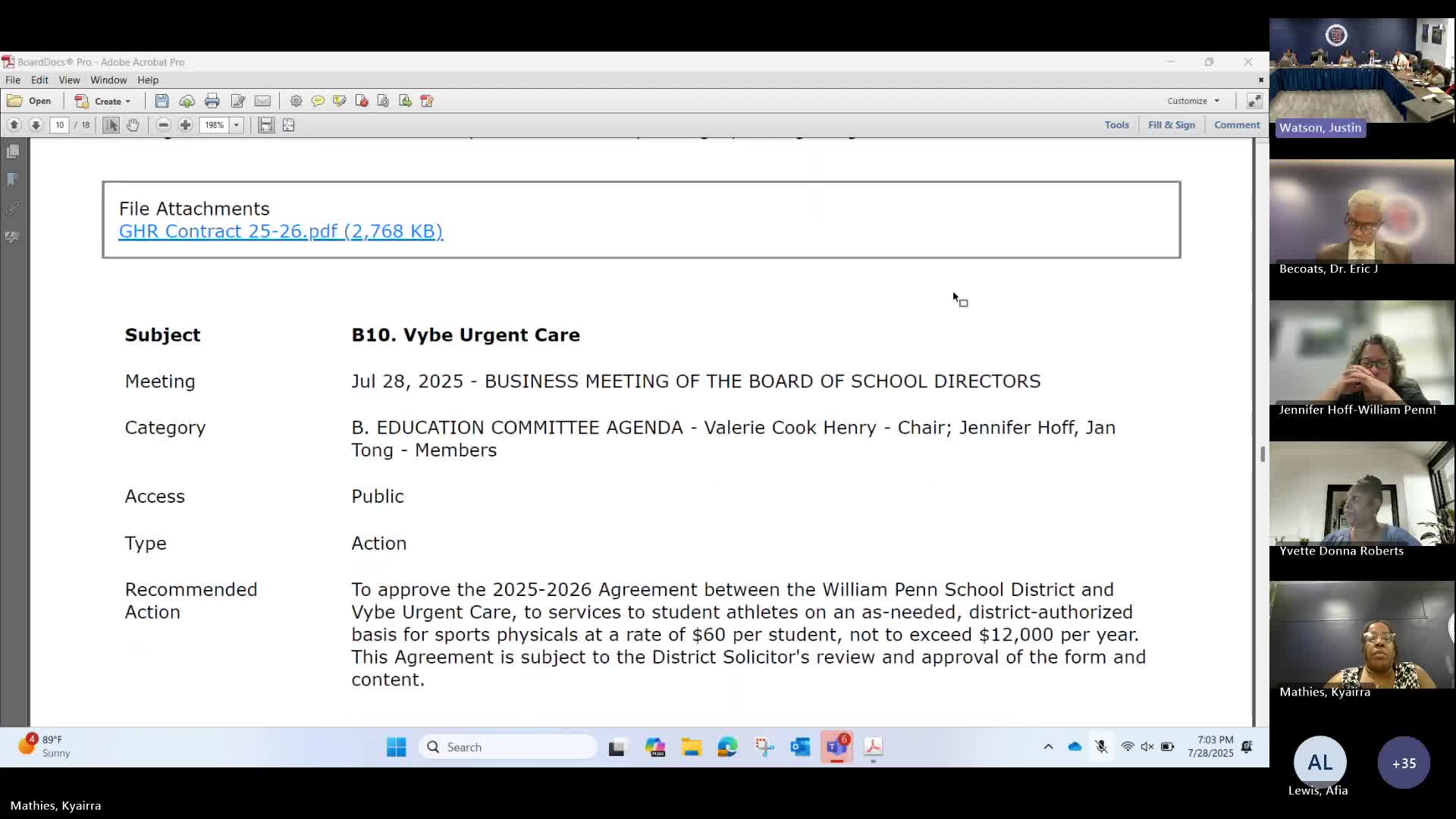 Board approves urgent-care contract for student sports physicals; members raise cost and access concerns