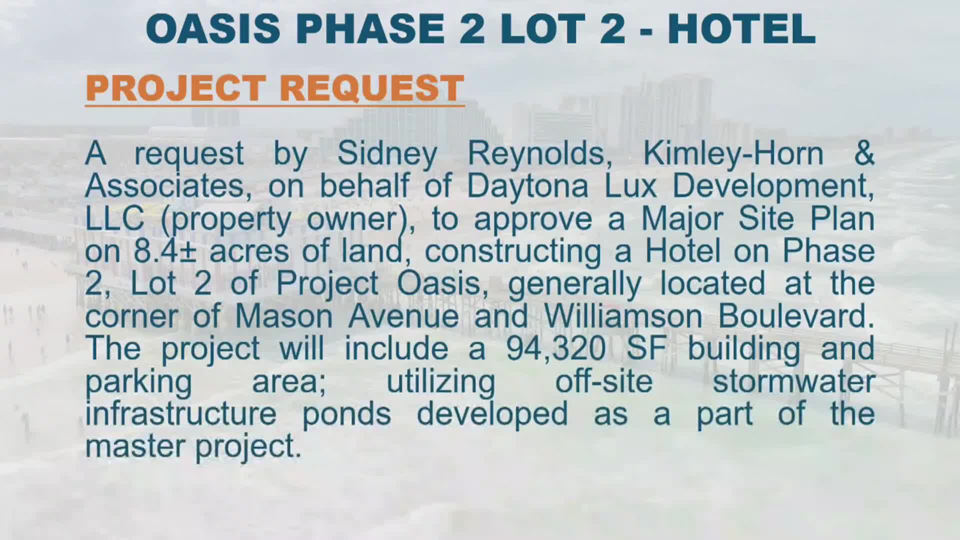 Planning board approves Phase 2 hotel site plan for Oasis development, flags parking and technical conditions