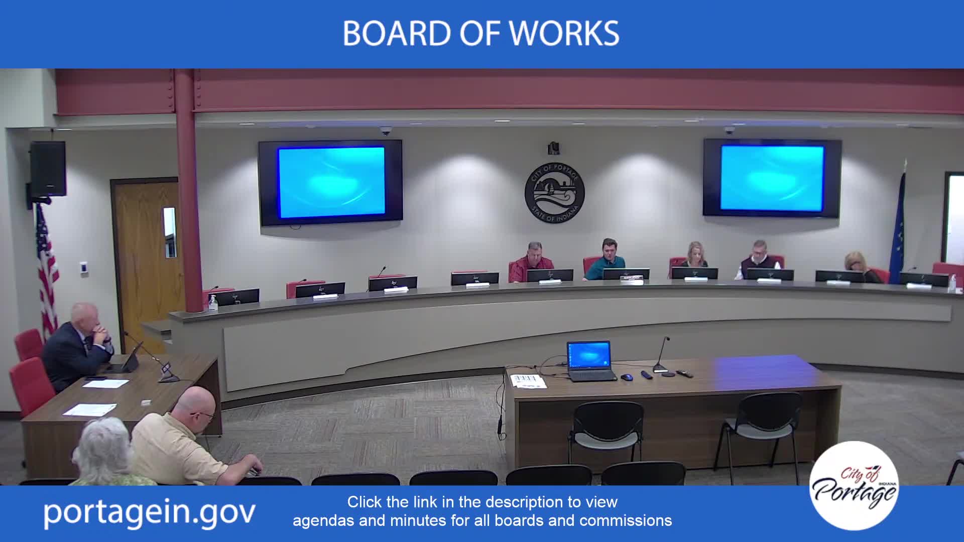 Portage Approves Fire Department Agreement and Hot Pilates Event Request