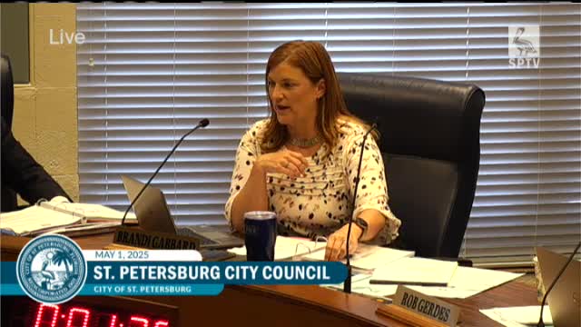 St Petersburg Council Approves Salt Creek Property Project for Flood Control and Park Development