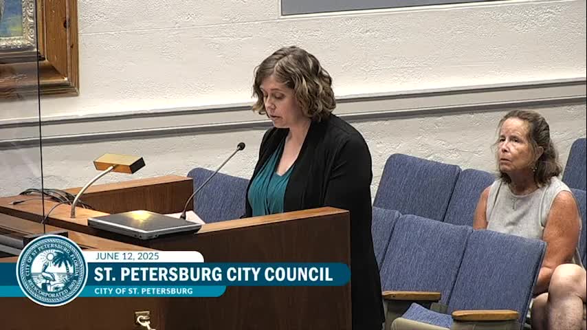 St. Petersburg Council Urged to Support Trauma Informed Mental Health for Disaster Recovery