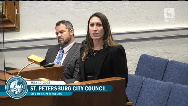 Saint Petersburg council proposes 6.452 millage rate for FY 26 budget