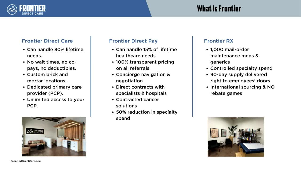Doctor Madrid Highlights Frontier's Direct Care Model in Edinburgh Clinic