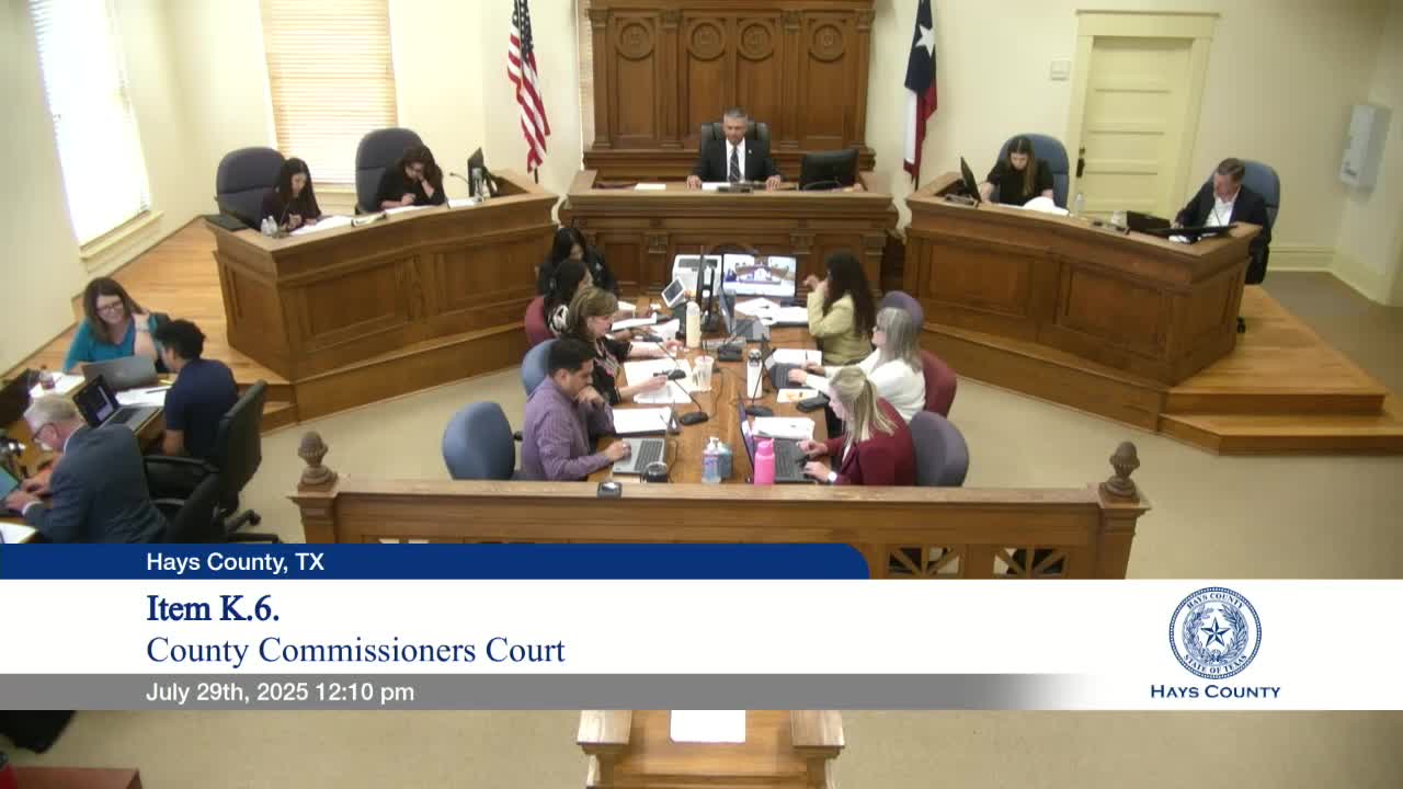 Hays County Approves Interlocal Funding Agreement for 5 Mile Dam Maintenance Plan