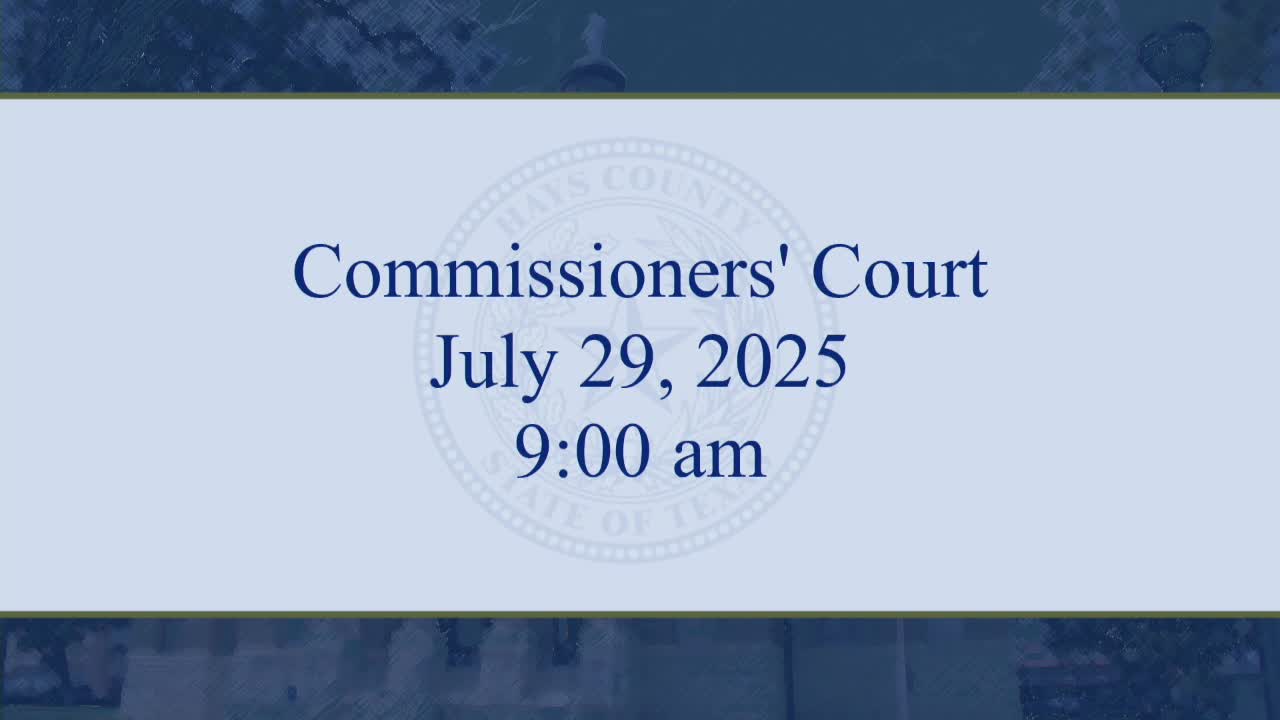 Public Speakers Voice Concerns Over Variance and Surveillance Cameras at Hays County Meeting