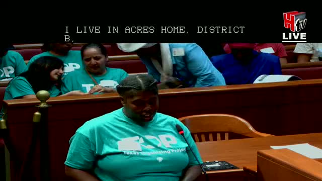 Houston Activists Demand Increased Funding for Displaced Families Post Hurricane
