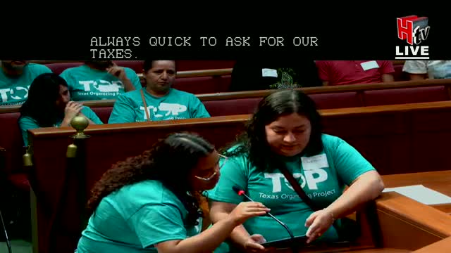 Community Organizer Amaris Gonzalez Urges Houston Council to Allocate $100M for Housing Recovery
