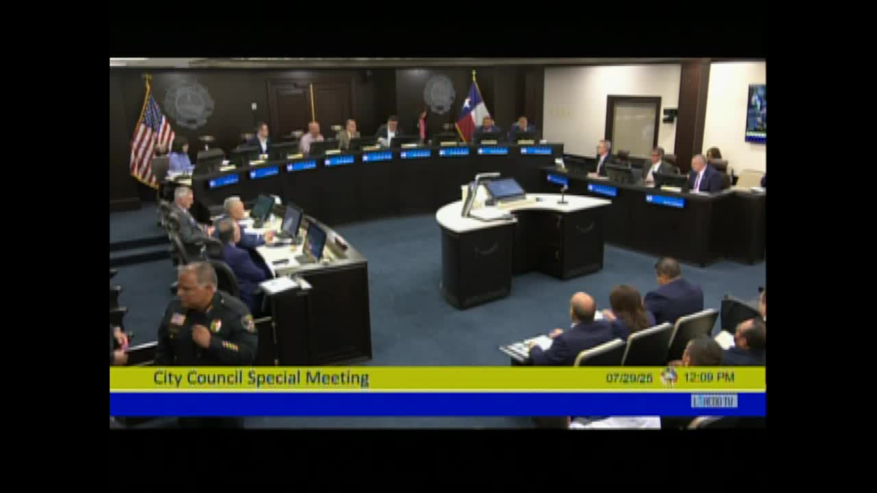 Sergeant Ablosa Addresses Council as Bridal Police Officers Association President
