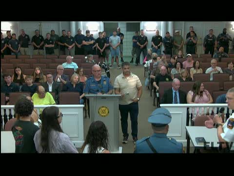 Sergeant Vasquez Recognized for Service with Fairlawn Auxiliary Police