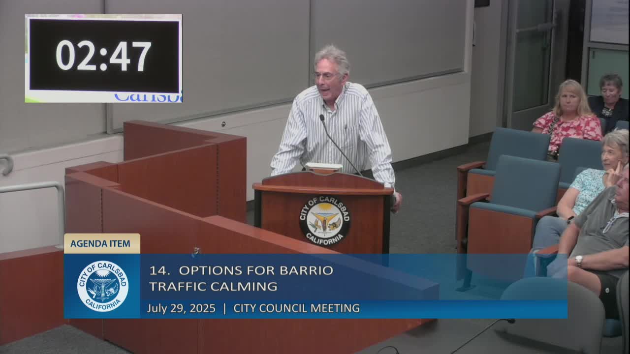 Carlsbad community pushes for traffic circles amid safety concerns on residential streets