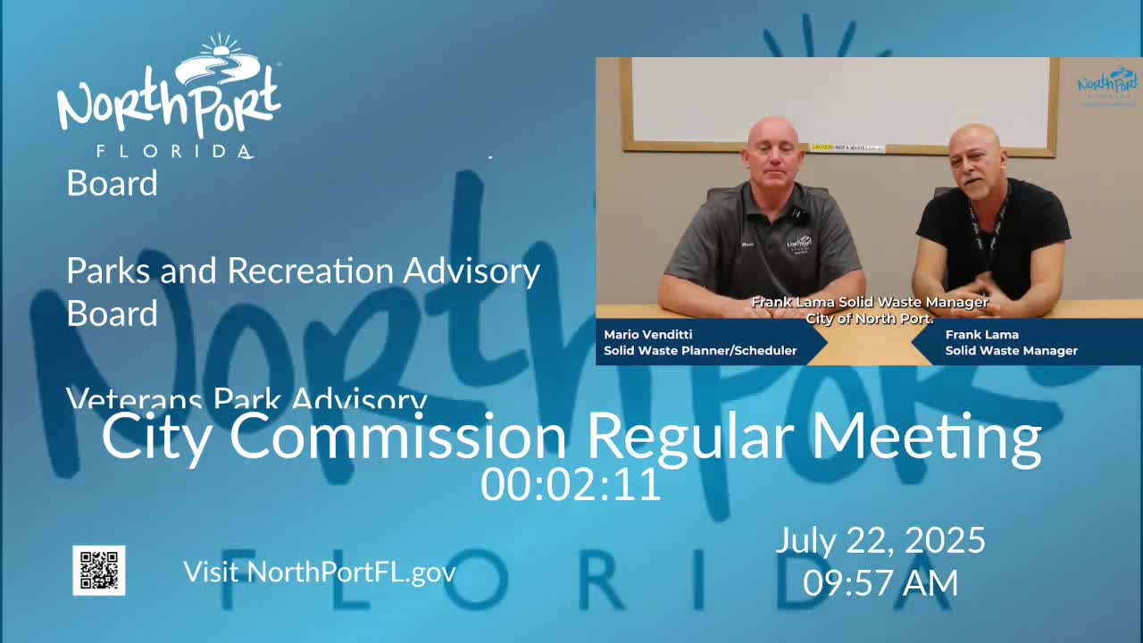 Northport Officials Outline Bulk Pickup Procedures and Guidelines for Residents